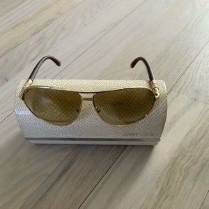 Jimmy Choo Aviators- perfect condition